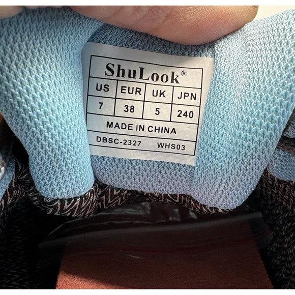 SHULOOK SL-Tex Hiking‎ Shoe Women's Size 7 Gray Waterproof Non Slip Shoe - Picture 3 of 8